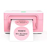 Pink Shipping Label Printer, [Upgraded 2.0] MUNBYN Label Printer for Shipping Packages Labels 4x6 Thermal Printer for Home Business, Compatible with Amazon, Etsy, Ebay, Shopify, FedEx