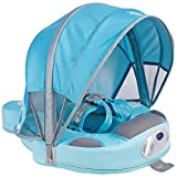 3-48Months Add 3rd Swim Mode Standing Stroke Baby Stroller Canopy Non-Inflatable Mambobaby Swim Float Tail Baby Pool Float Solid Infant Toddler Swim Ring