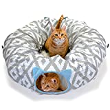 Kitty City Large Cat Tunnel Bed, Cat Bed, Pop Up bed, Cat Toys, Christmas Tree