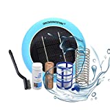 DiscoverMyStore Solar Pool Ionizer for High Capacity Swimming Pools and Spas up to 35,000 Gallons - 85% Less Chlorine - Longer Lasting Copper Anode - Keep Water Crystal Clear