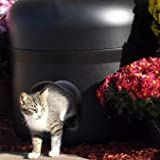 The Kitty Tube Feral Option with Straw - Outdoor Insulated Cat House - New Gen 4 Design