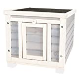 TRIXIE Natura Outdoor Pet Home | Cat House | Cat Condo | Shelter for Ferrel Cats, 16.5 x 15.75 x 20 in.