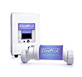 CircuPool® Universal40 Saltwater Chlorinator - Complete System with 40k-Gallon Max Cell - Compatible with Hayward® Plumbing. 2022 Model with 2.0 lb. Output, USA Made Titanium Cell & 4 Year Warranty