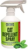 Cat Repellent Outdoor Spray Indoor 32 OZ 100% Organic & Natural Yard Furniture Repellant (32)