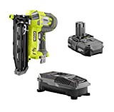 Ryobi 18V One+ Airstrike 16-Gauge 3/4in-2-1/2in Cordless Finish Nailer P325 - Battery & Charger Included (Renewed)