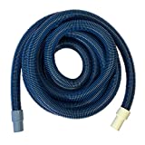 Puri Tech 1.5 Inch Diameter x 25' Feet Long Vacuum Hose for In-Ground Swimming Pools with Swivel Cuff to Prevent Tangles or Twisting Protected from UV & Chemicals