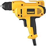 DEWALT Corded Drill, 8.0-Amp, 3/8-Inch, Variable Speed Reversible, Mid-Handle Grip (DWD115K ),Yellow