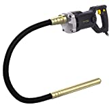 ROLAYSEE TOOLS Handheld Concrete Vibrating Tool, 1500W Electric Concrete Vibrator with 6.6ft Shaft Rod, 14400VPM Portable Pencil Cement Vibrarator Remove Air Bubble and Mix Concrete