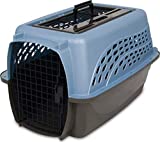 Petmate Two-Door Small Dog Kennel & Cat Kennel (Top Loading or Front Loading Pet Carrier, Great for Small Animals, Made with Recycled Materials, 24 inches in Length) For Pets up to 15 Pounds