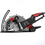 XtremepowerUS 2600W Electric Cutter Circular Saw Concrete Saw 14' Disc Angle Cutter Wet/Dry Circular Blade w/Guide Roller