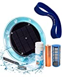 Original Solar Pool Ionizer | 85% Less Chlorine | Lifetime Replacement Warranty | Kill Algae in Pool | High Efficiency | Keeps Pool Cleaner and Clear | Clarifier | Free Buddy Band | Up to 35,000 Gal