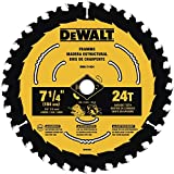 DEWALT DWA171424 7-1/4-Inch 24-Tooth Circular Saw Blade