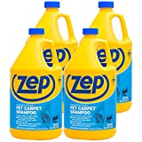 Zep Premium Pet Carpet Shampoo 128 ounce ZUPPC128 (Case of 4) Concentrated Pro Formula Eliminates Tough Pet Stains and Odors