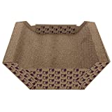 SmartyKat Super Scratcher Chaise Corrugated Cardboard Scratching Lounge for Cats & Kittens, Catnip-Infused & Multifunctional, Promotes Healthy Nail Growth - Brown, One Size