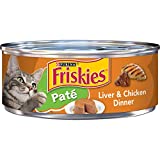 Purina Friskies Pate Wet Cat Food, Liver & Chicken Dinner - (24) 5.5 oz. Cans