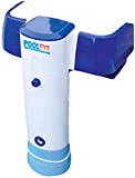 PoolEye Inground/Aboveground Immersion Pool Alarm – Battery Powered Safety Remote Receiver, Size up to 18’ x 36’ – ASTM Compliant Water Motion Sensor, PE23, White/Blue