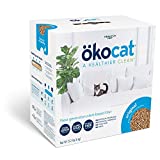 ökocat Original Low-Dust Natural Wood Clumping Cat Litter with Odor Control 13.2 lbs, Medium