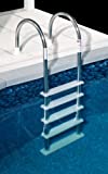 Blue Wave NE122SS Stainless Steel In-Pool Ladder,Silver/white