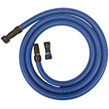 Cen-Tec Systems 94434 Antistatic Wet/Dry Vacuum Hose for Shop Vacs with Universal Power Tool Adapter Set, 16 Ft, Blue