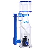Protein Skimmer for Saltwater Aquariums up to 130 Gallons Fish Tank, In Sump Protein Skimmer for Big Tank, 15 Watts Needle Pinwheel Pump
