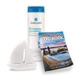 SpaGuard Spa Chlorine Concentrate 2lb with Scum Absorber & Hot Tub Care Log Book