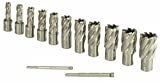 Steel Dragon Tools® 13pc. High Speed Steel HSS Annular Cutter Kit 1' Depth and 7/16 in. to 1-1/16 in.