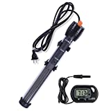 Orlushy Submersible Aquarium Heater,300W Adjustable Fish Tahk Heater with 2 Suction Cups Free Thermometer Suitable for Marine Saltwater and Freshwater