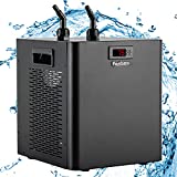 Poafamx Aquarium Chiller 79Gal 1/3 HP Water Chiller for Hydroponics System Home Use Axolotl Fish Coral Shrimp 110V with Pump and Pipe