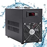 Poafamx 16gal Aquarium Water Chiller for Home Small Fish Tank Coral Shrimp 110V with Pump (Chiller, 60L/16Gal)