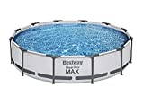 Bestway Steel Pro MAX Above Ground Frame Pools | 12' x 30' | Set Includes Pool & Filter Pump