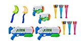 XShot Ultimate Water Party Pack (Fast Fill Medium 2pk + Fast Fill Nano 2pk + 2 Launchers + 6 Crazy Bunch O Balloons) 56401