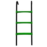Trampoline Ladder - 3 Step Wide Universal Trampoline Ladder for Kids - Trampoline Accessories - Powder Coated & UV Treated Trampoline Steps for All Weather Exposure - Sturdy & Safe Design
