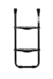 SkyBound Two-Steps Universal Trampoline Ladder - Wide-Step Ladder for Trampoline - Heavy-Duty Steel Ladder with Non-Slip Plastic Steps - Trampoline Parts and Accessories - Durable and Easy Install