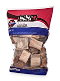 Weber Hickory Wood Chunks, 350 Cubic Inch (0.006 Cubic Meter), 4 lb