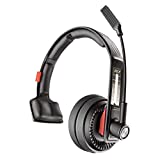 Plantronics Voyager 104 Bluetooth Headset, Over the Head Headset with Microphone Built for Truckers