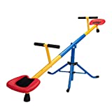 Kids Seesaw Swivel,360 Degrees Rotation Toddlers Teeter-Totter Safe Backyard Playground Outdoor/Indoor Equipment for Toddlers,Boys,Girls