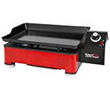Royal Gourmet PD1202R 18-Inch Portable Table Top Propane Gas Grill Griddle for Camping, red
