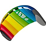 HQ Kites Symphony Beach III 1.3 Stunt Kite 51 Inch Dual - Line Sport Kite, Color: Rainbow - Active Outdoor Fun for Ages 8 and Up