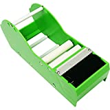 QILIMA Desktop Tape Dispenser,Water Activated Tape Dispenser,Green,12.6in Gum Tape Dispenser Sealing Office Supplies