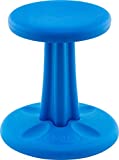 Kore Kids Wobble Chair - Flexible Seating Stool for Classroom & Elementary School, ADD/ADHD - Made in The USA - Age 6-7, Grade 1-2, Blue (14in)