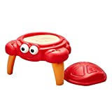 Step2 Crabbie Sand Table for Toddlers - Durable Outdoor Kids Activity Game Sandbox Toys with Lid and Accessory Set