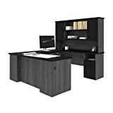 Bestar U or L-Shaped Executive Desk with Hutch