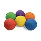 Excellerations Premium Rubber Playground Balls - Set of 6 (Item # COLORPG)