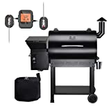 Z GRILLS ZPG-7002BPro Wood Pellet Grill BBQ Smoker for Outdoor Cooking with Meat Probe and Cover, 2022 Upgrade