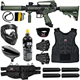 Maddog Tippmann Cronus Tactical Protective CO2 Paintball Gun Marker Starter Package - Black/Olive