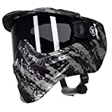 HK Army HSTL Paintball Goggle Mask with Anti Fog Thermal Lens - Fracture Black/Grey