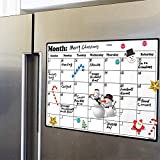 Fridge Calendar Magnetic Dry Erase Calendar Whiteboard Calendar For Refrigerator Planners 16.9 Inches X 11.8 Inches