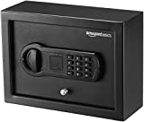 Amazon Basics Small, Slim Desk Drawer Security Safe with Programmable Electronic Keypad - 11.8 x 8.6 x 4.4 inches