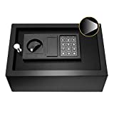 JUGREAT Top Opening Drawer Safe with with Induction Light,Electronic Digital Securit Safe Steel Construction Hidden with Lock,for Home Office Hotel Business