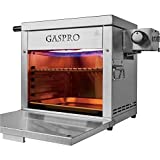 GASPRO Multi-Tasking Propane Infrared Outdoor Cooking Master, XL Steakhouse & Cast-Iron Griddle 2-in-1, Dustproof Foldable Panel